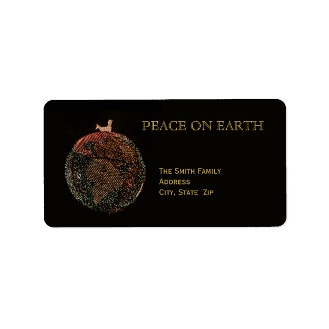 Christmas Peace on Earth Label (Front)