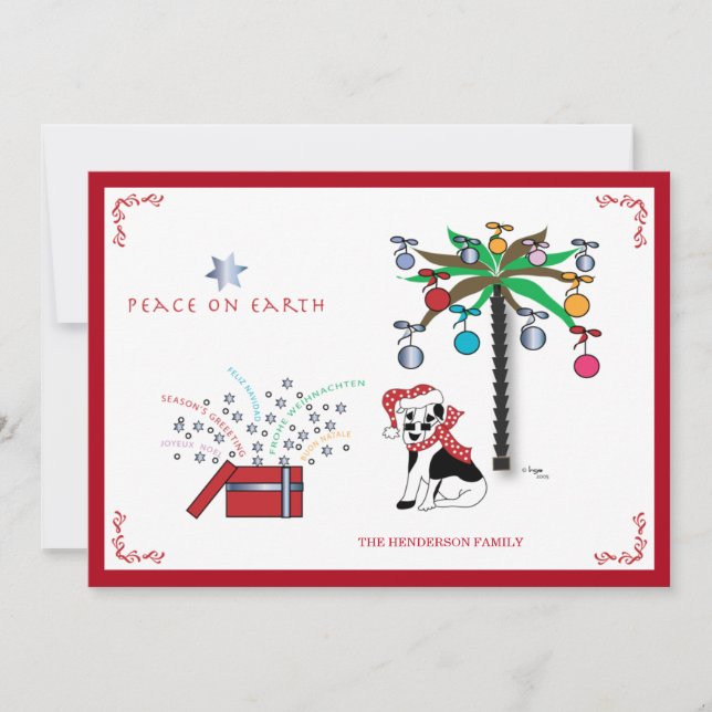 Christmas Peace on Earth - Multilingual Holiday (Front)