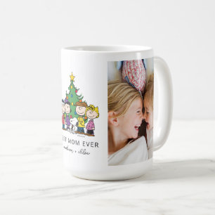 Christmas Peanuts   Best Mum Ever Photo Coffee Mug