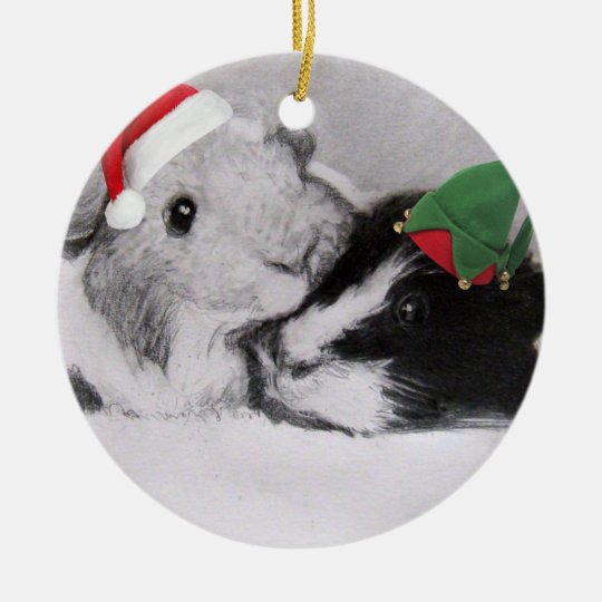 christmas peegs guinea pig christmas ornament zazzle co uk christmas peegs guinea pig christmas ornament zazzle co uk