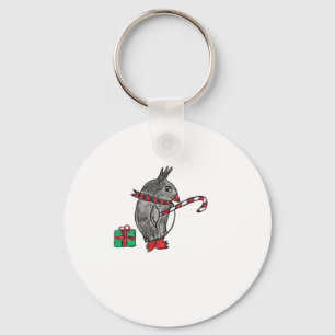 Christmas Pegiun Key Ring