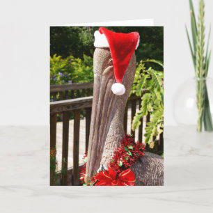 Christmas Pelican Holiday Card