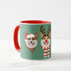 Christmas Pembroke Welsh Corgi Dogs
