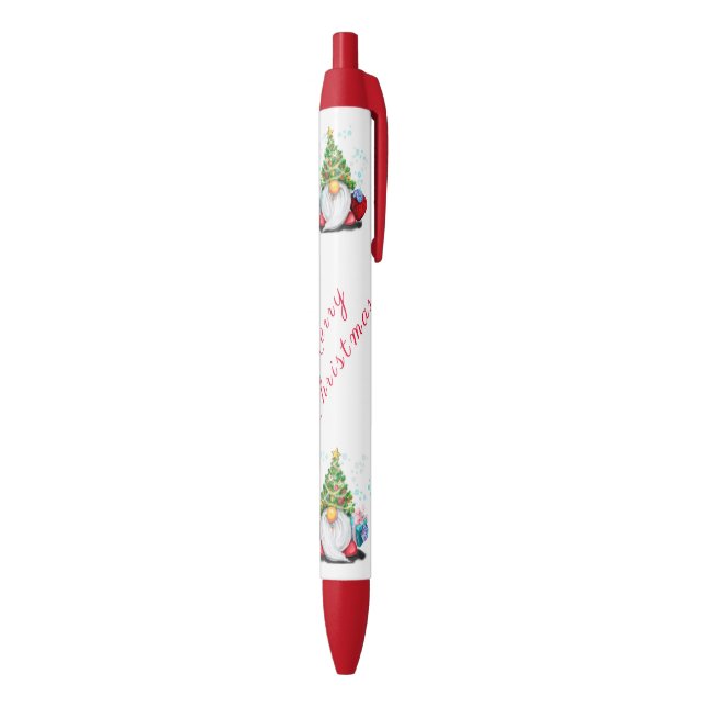Christmas Pen Gift Gnome with Gifts (Bottom (Vertical))