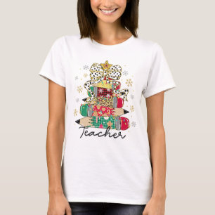 Christmas Pencil Tree Teacher Shirt