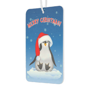 Christmas Penguin Car Air Freshener