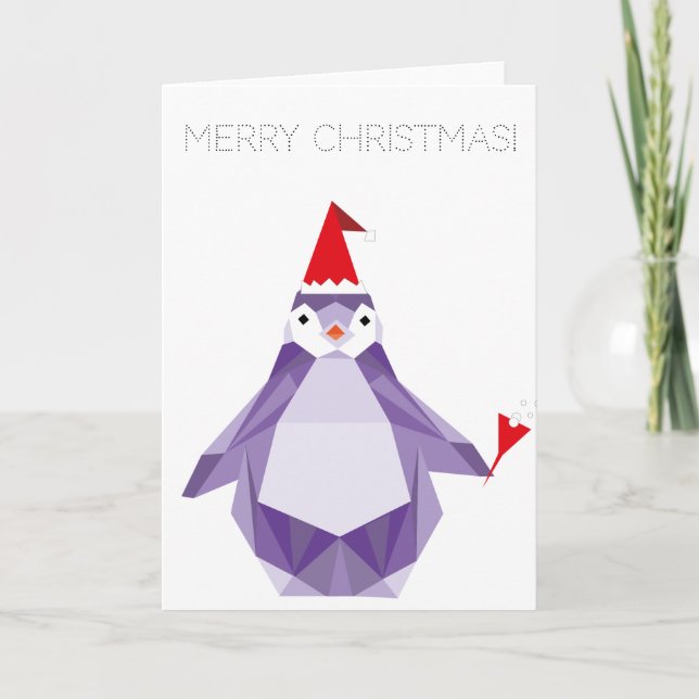 Christmas Penguin Card (Front)