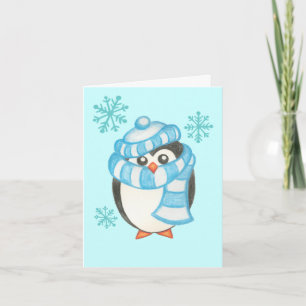 Christmas Penguin Card