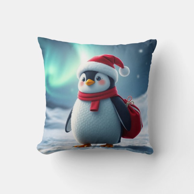 Christmas penguin cushion (Front)