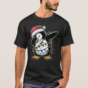 Christmas Penguin Dab Xmas Boys Girls Kids Toddler T-Shirt