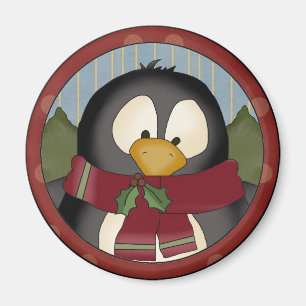 Christmas Penguin magnet