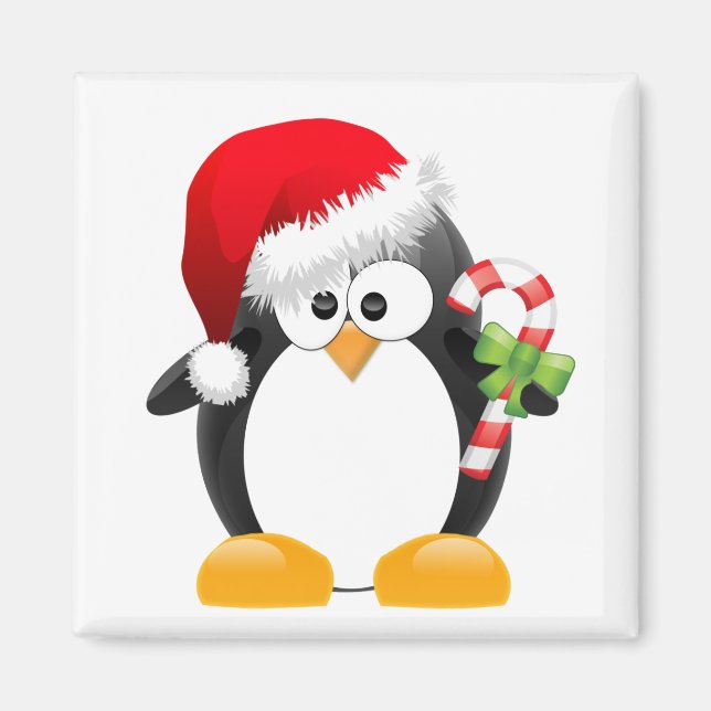 Christmas Penguin Magnet (Front)