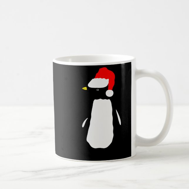 Christmas Penguin Pajamas Shirt  Coffee Mug (Right)