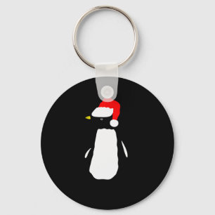Christmas Penguin Pajamas Shirt  Key Ring