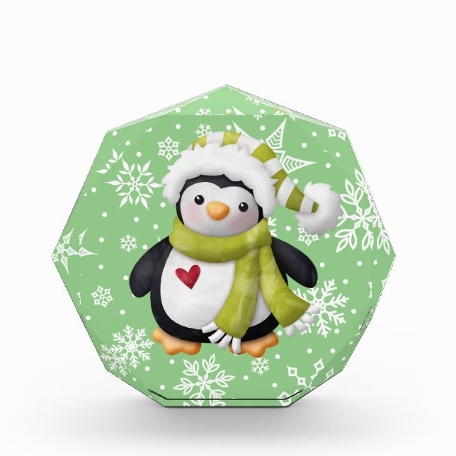 Christmas Penguin Photo Block (Front)