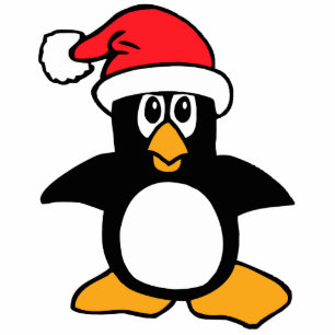 Christmas Penguin Photo Sculpture Cutouts