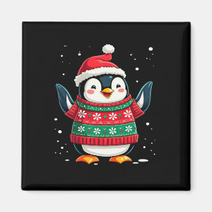 Christmas Penguin Santa  Magnet