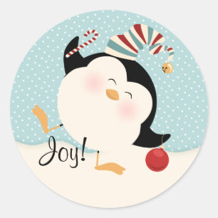 Christmas Penguin Sticker