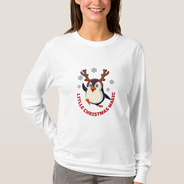 Christmas penguin T-Shirt (Front)