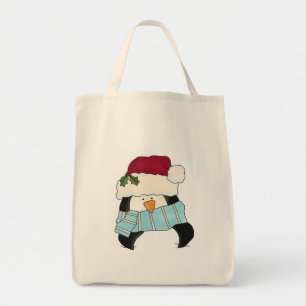 Christmas Penguin Tshirts and Gifts Tote Bag