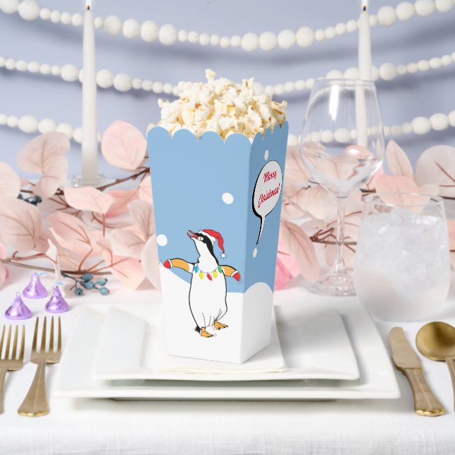 Christmas Penguins Favour Boxes (Wedding)