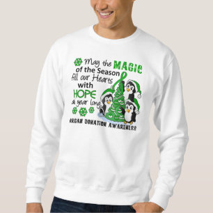 Christmas Penguins Organ Donation Sweatshirt
