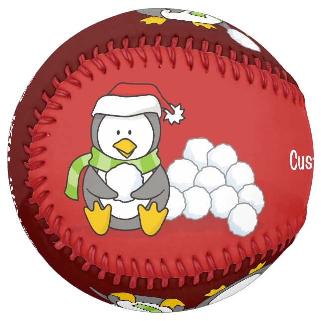 Christmas penguins softball (Front Left)