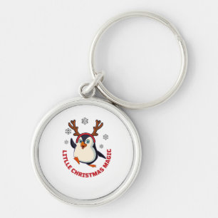 Christmas penguion key ring