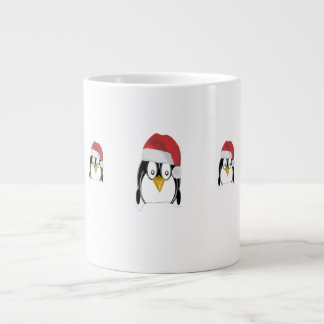 Christmas Penquins Cartoon Mug