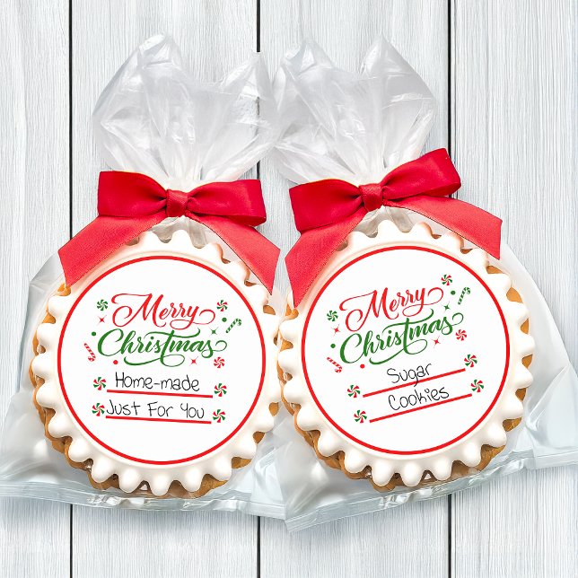 Christmas Peppermint Candy Classic Round Sticker (Creator Uploaded)