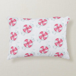 Christmas Peppermint Candy Decorative Cushion