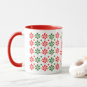 Christmas Peppermint Candy Mug