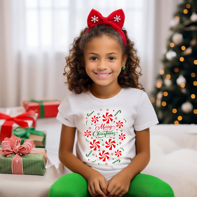 Christmas Peppermint Candy T-Shirt (Creator Uploaded)