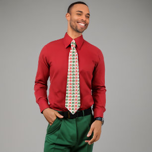Christmas Peppermint Candy Tie