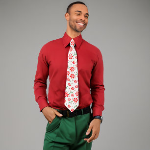 Christmas Peppermint Candy Tie