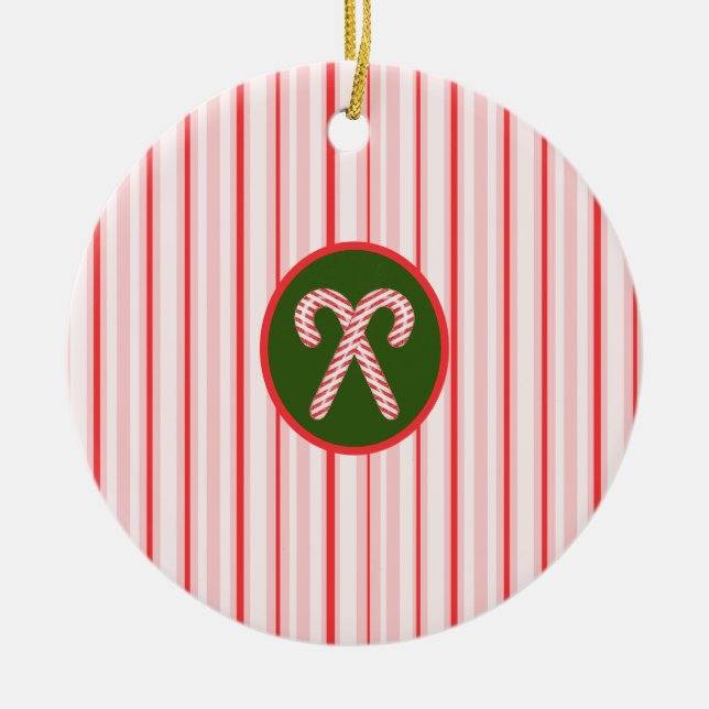 Christmas/peppermint ornament (Front)