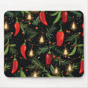 Christmas Peppers Mouse Mat
