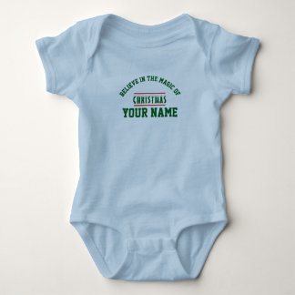 Christmas personalised Baby Jersey Bodysuit