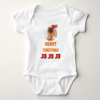 Christmas personalised Baby Jersey Bodysuit colour