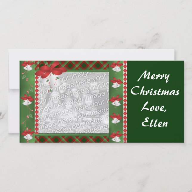 Christmas Personalised Holiday Card (Front)