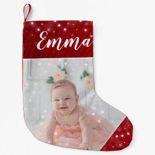 Christmas Personalised Kids Photo Stocking