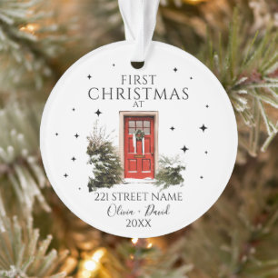 Christmas Personalised New Home Ornament