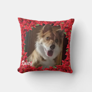 Christmas Personalised Pet Name/ Photo Cushion