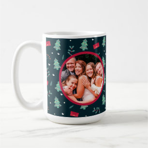 Christmas personalised photo coffee mug