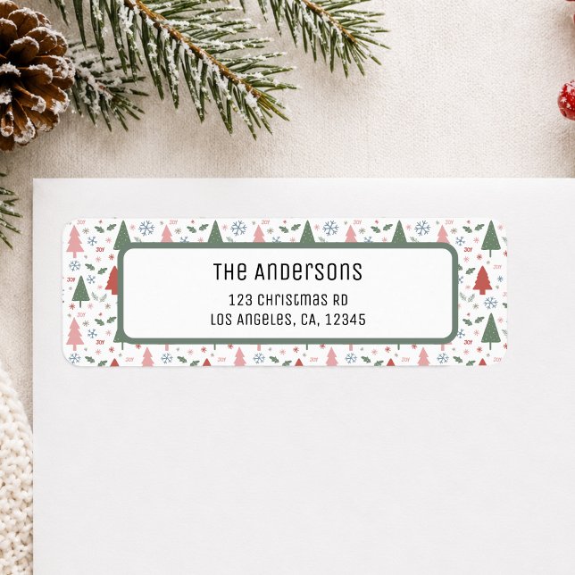 Christmas Personalised Return Address (Christmas Personalized Return Address Label)