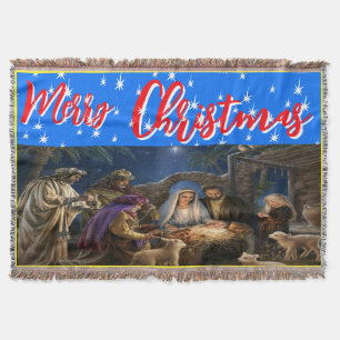 christmas, personalised,Throw, Fleece & Sherpa Throw Blanket