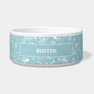 Christmas Pet Dog Cat Personalised Bowl