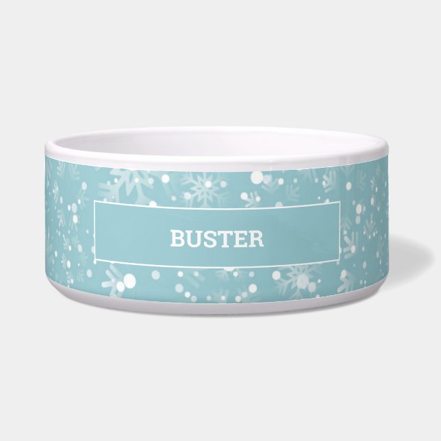 Christmas Pet Dog | Cat Personalised Bowl (Front)