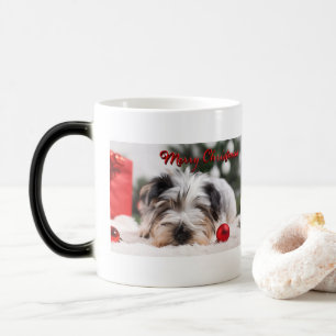 Christmas-Pet Dog Terrier Cute Adorable Fun Magic Mug
