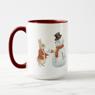 Christmas Peter Rabbit Vintage Mug